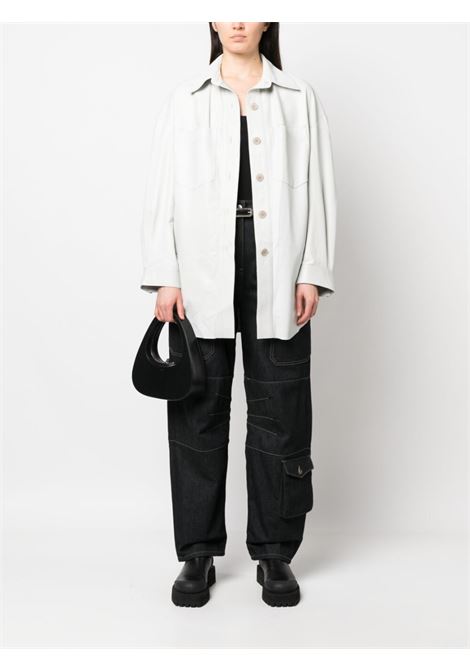 White oversized shirt jacket - women SALVATORE SANTORO | 44030DIVRY